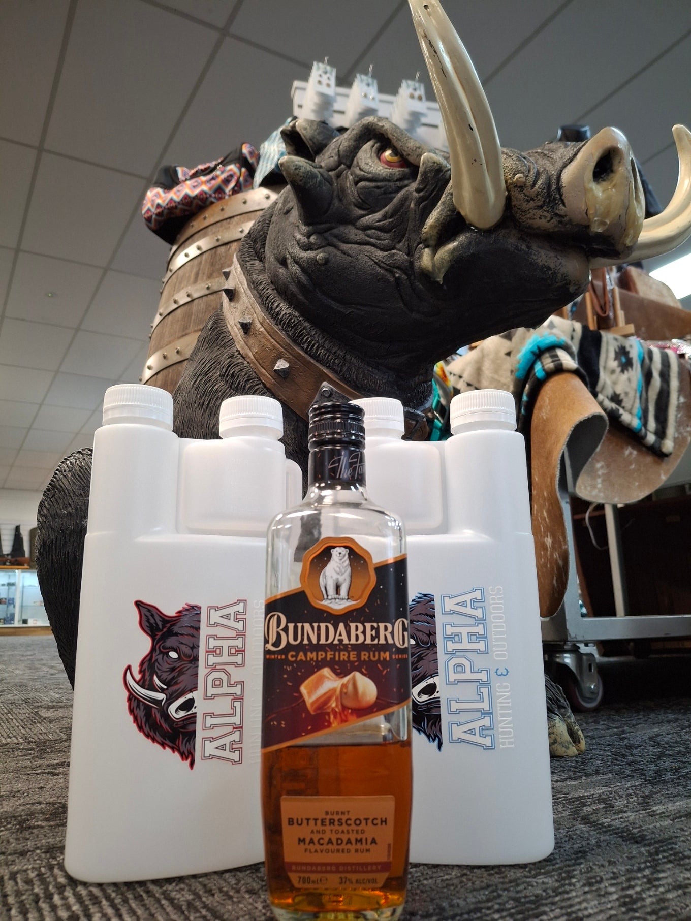 Alpha Hunting and Outdoors Bottle Twin squeeze Chamber 1ltr/100ml