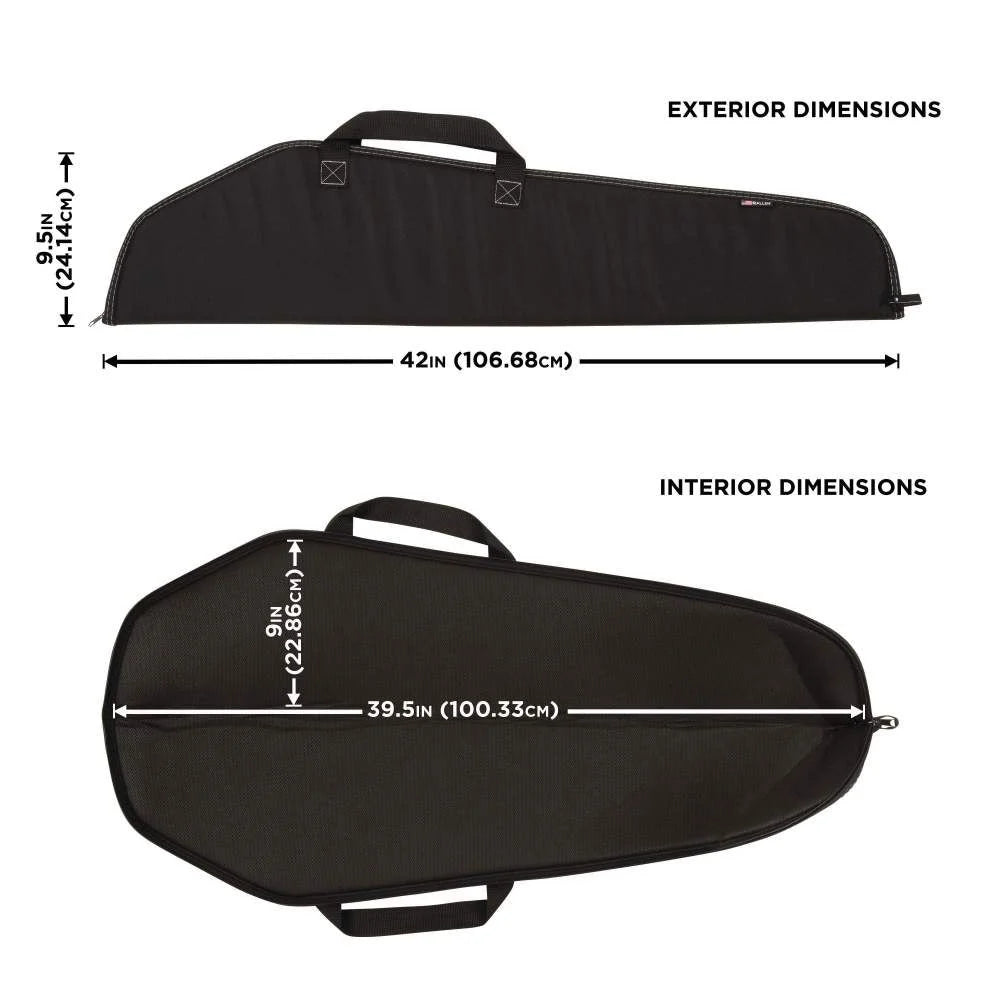 Allen Company Durango Rifle Case - 40-Inch Soft Gun Bag - Hunting and Shooting Accessories - Black