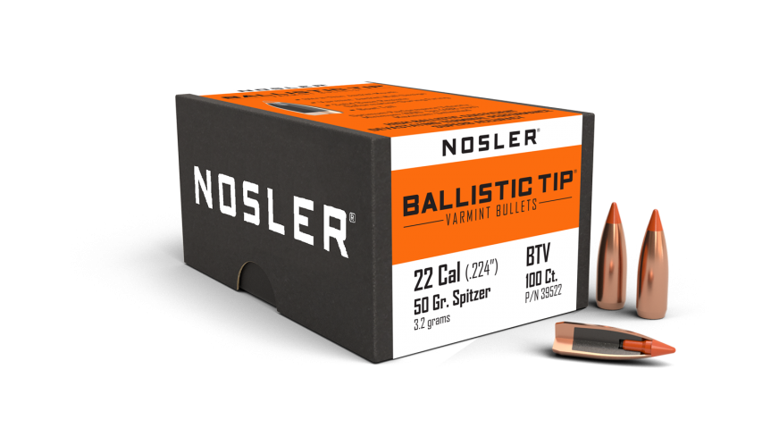 22 Caliber 50gr Ballistic Tip Varmint (100ct)