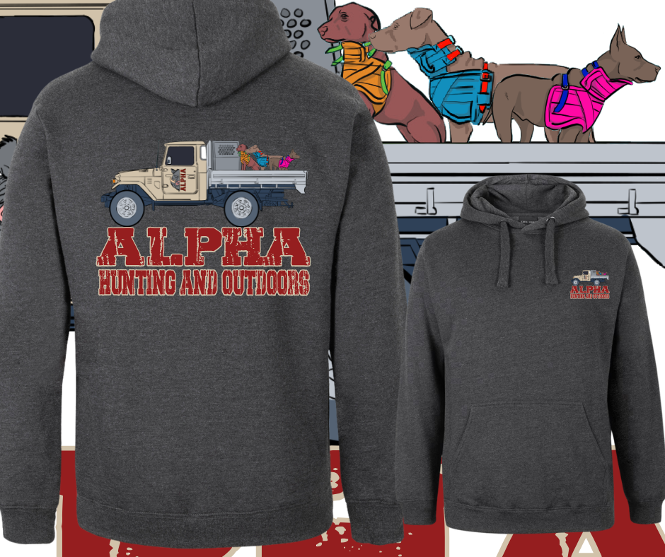 Alpha Hunting and Outdoors 45 Series and Dogs Hoodie