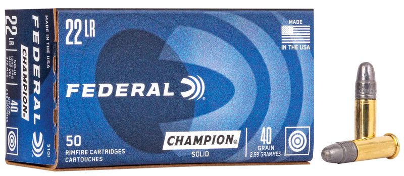Champion Training - Rimfire 22 LR 40 Grain (50)