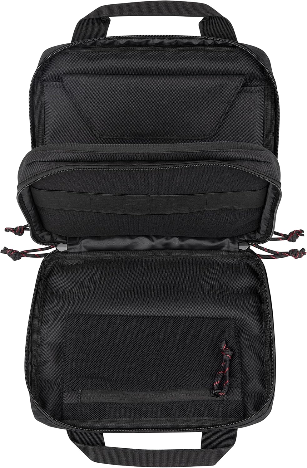 ALLEN TAC SIX CREW TACTICAL PISTOL CASE BLACK 10"X8"