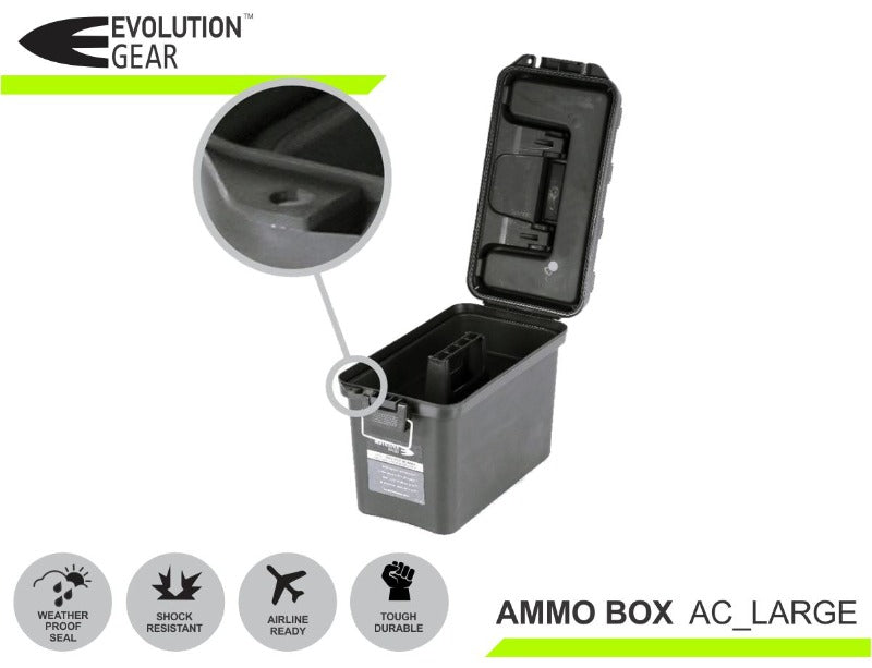 BLACK Large Ammo Box