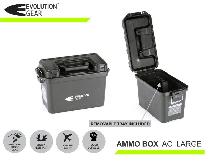 BLACK Large Ammo Box