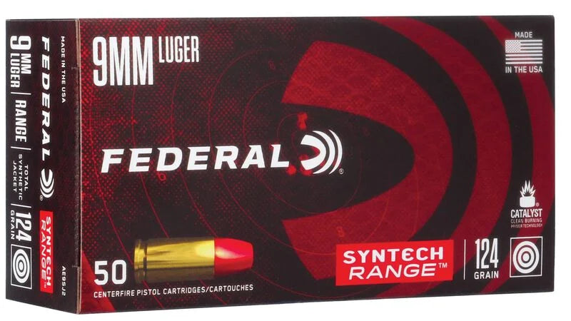 Syntech Range 9mm Luger 124 Grain (50)