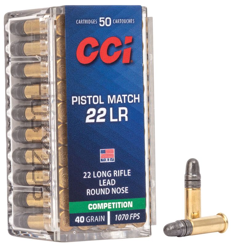 Pistol Match 22 LR 40 Grain (50)