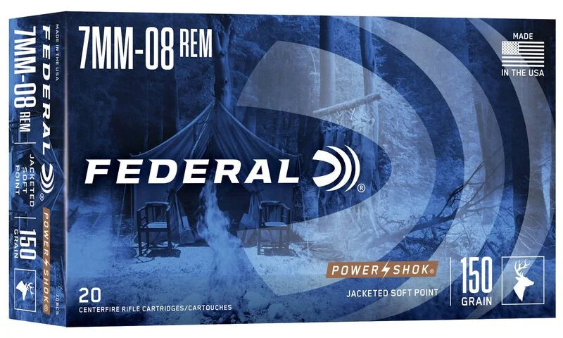 Power-Shok Rifle 7mm-08 Rem 150 Grain (20)