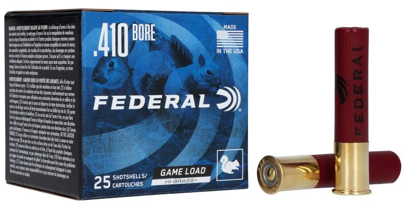Game Load Upland Hi-Brass 410 Bore 6 Shot Size (25)