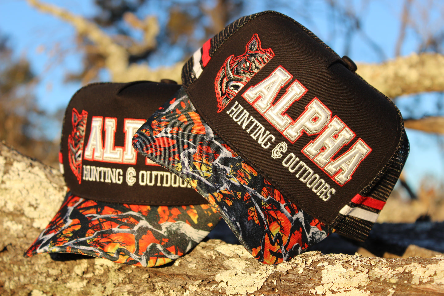Alpha Trucker Caps – Signature Camo Collection