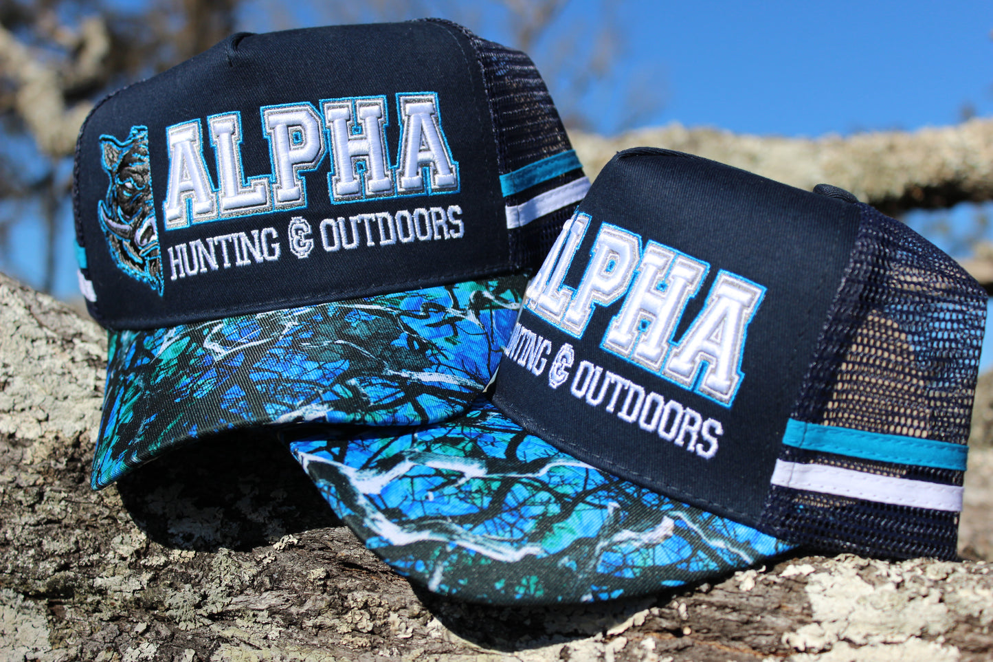 Alpha Trucker Caps – Signature Camo Collection