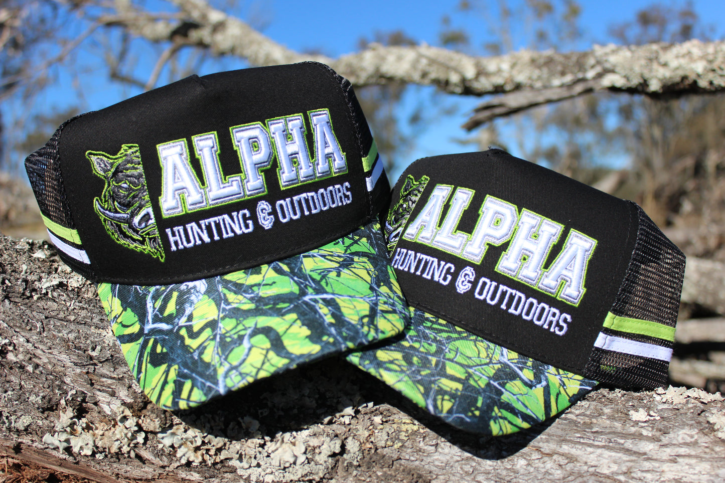 Alpha Trucker Caps – Signature Camo Collection