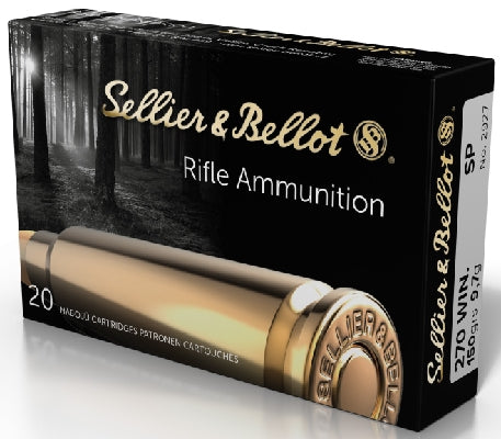 Sellier & Bellot 270 Win 150 grain SP Ammo 20 rd