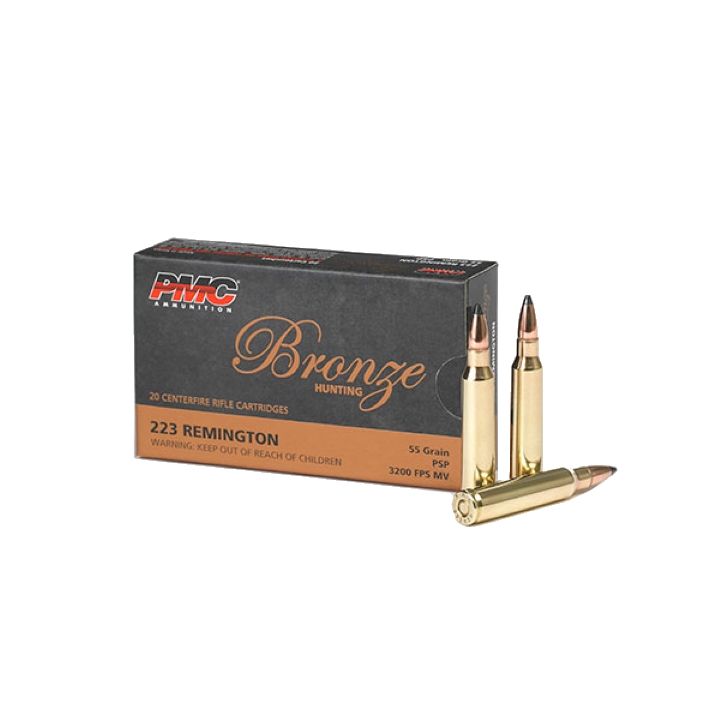 PMC .223 Remington 55 Grain SP Bronze Line - 20 Pack