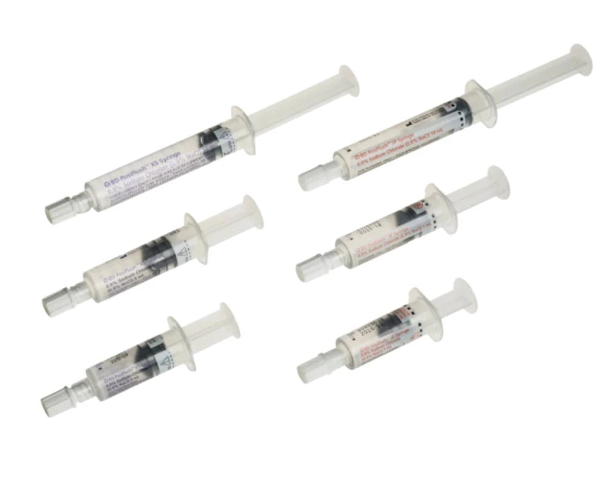 Filled Saline Syringe