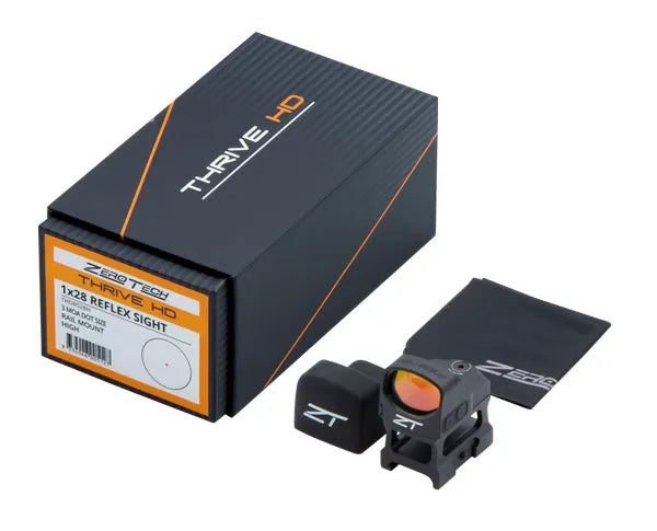 ZERO TECH RED DOT REFLEX SIGHT 3 MOA HIGH MOUNT