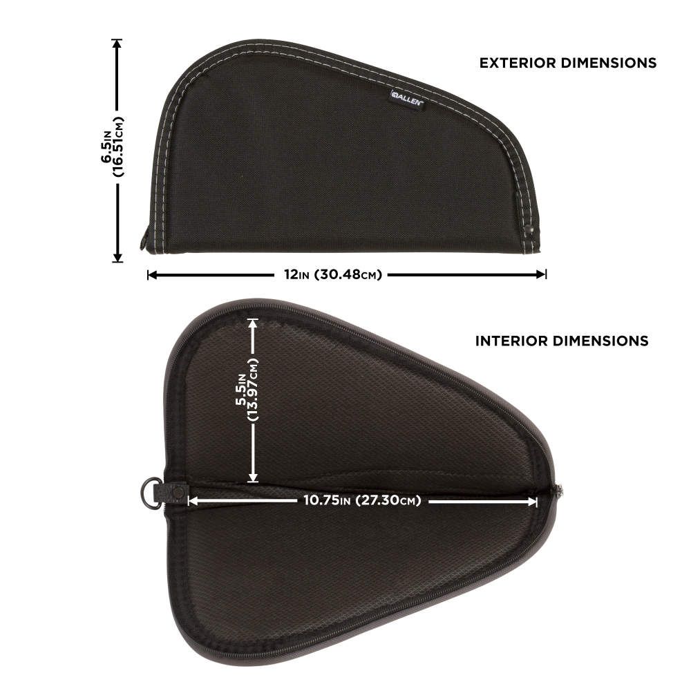 ALLEN HANDGUN CASE 11"