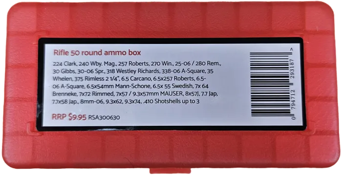 RS Ammo Box 30.06x50