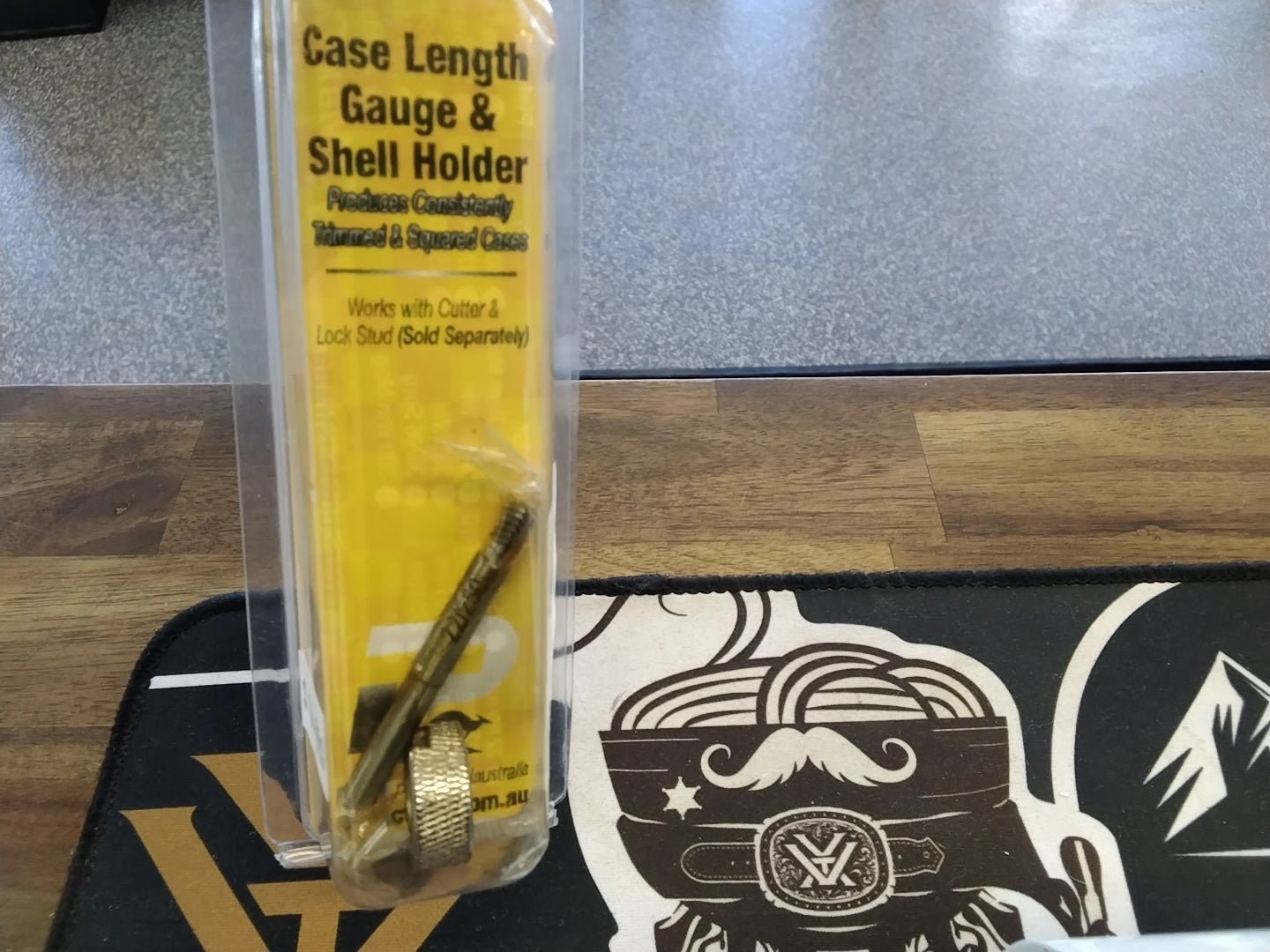 Case length guage and shell holder 22/250