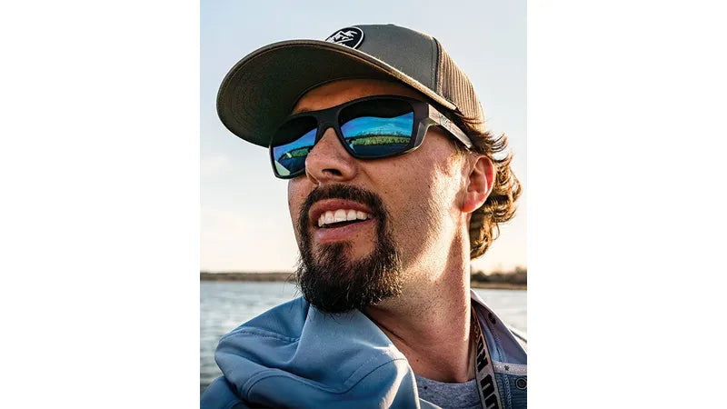 Jackal Sunglasses Blue/Smoke - Blue Mirror