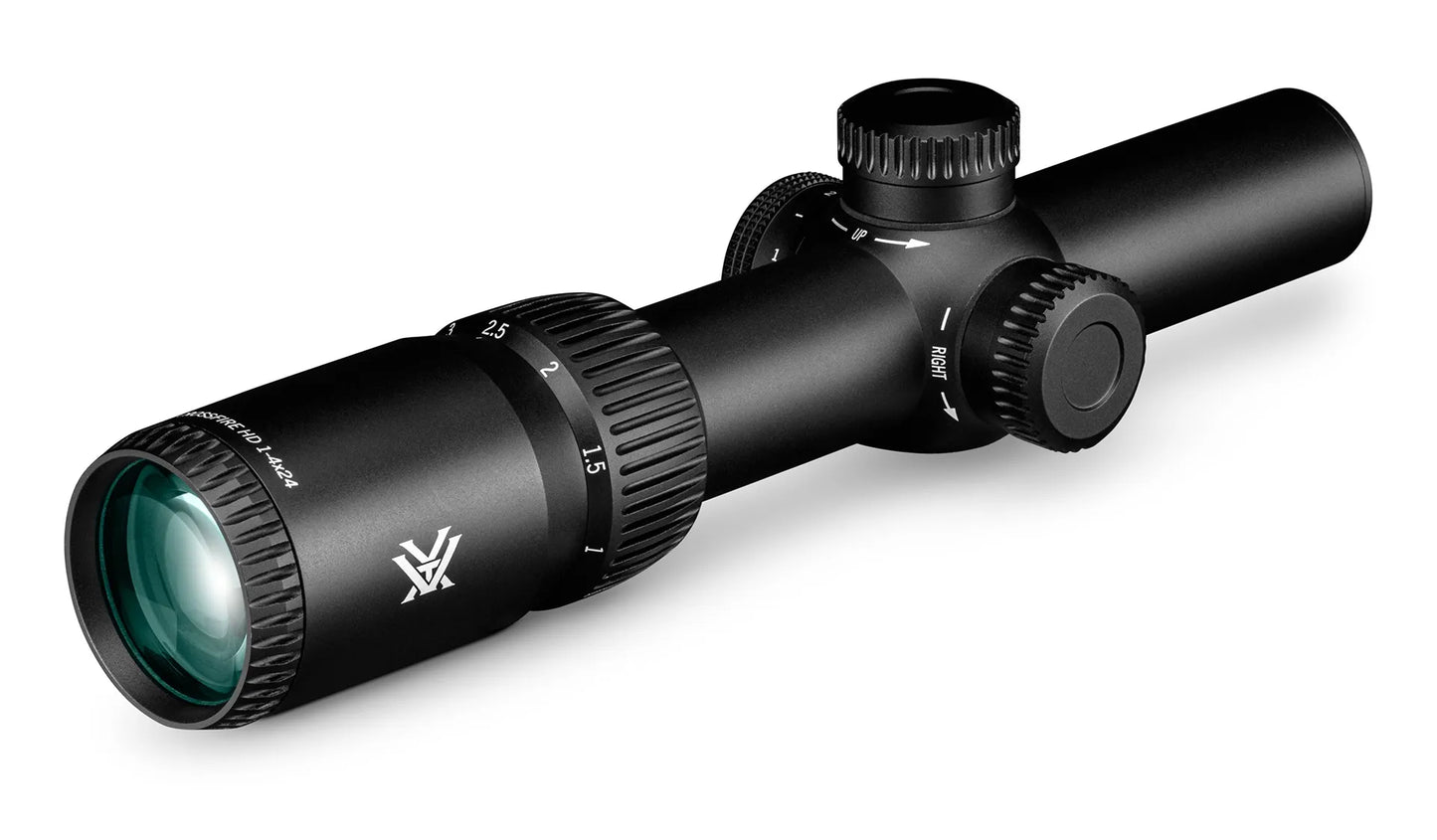Crossfire® HD 1-4x24 Illuminated Dead-Hold® 2A BDC (MOA) Reticle | 30mm Tube