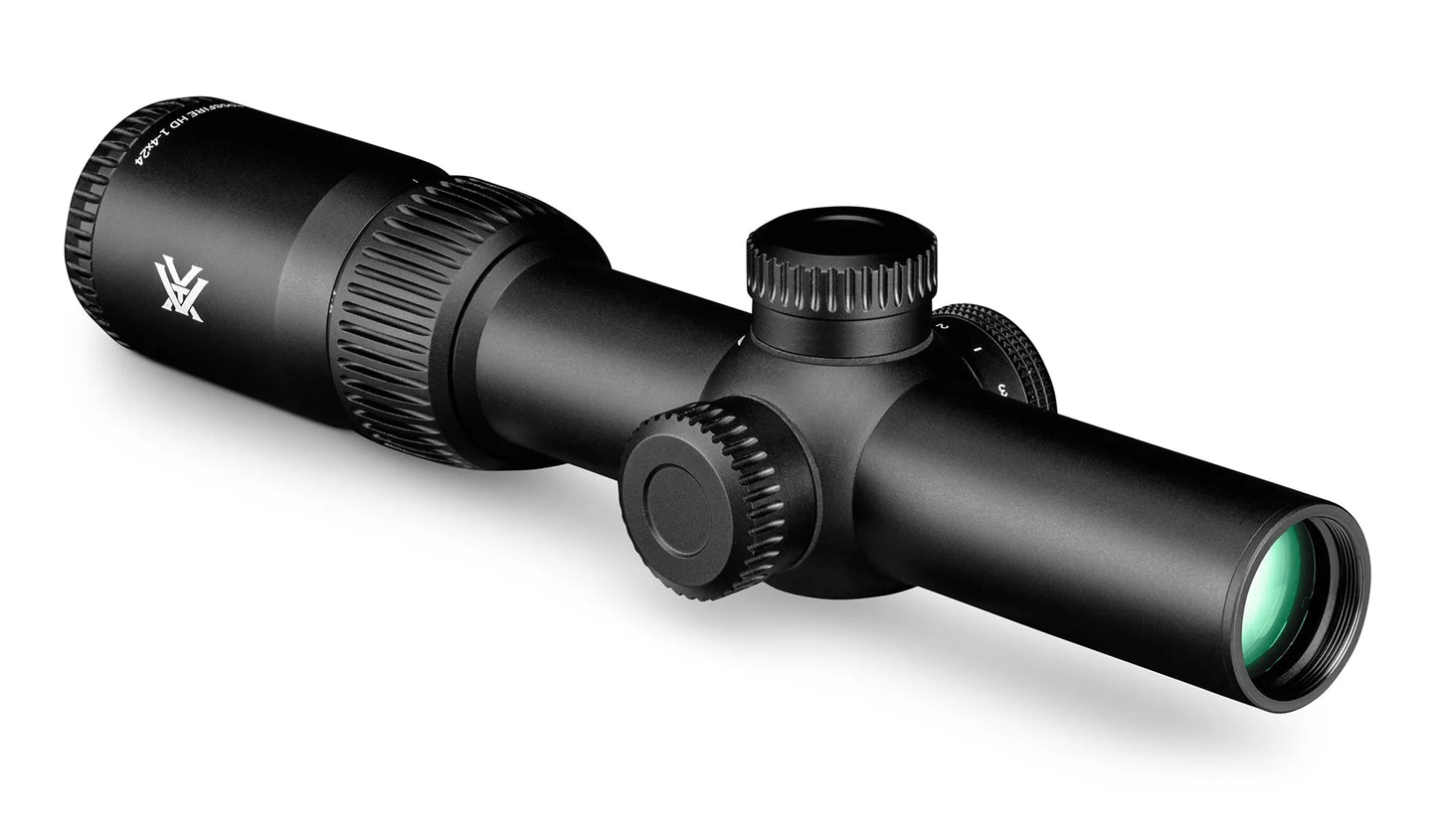 Crossfire® HD 1-4x24 Illuminated Dead-Hold® 2A BDC (MOA) Reticle | 30mm Tube