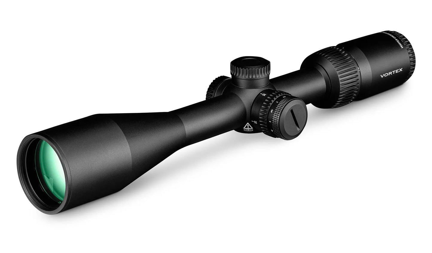 Crossfire® HD 4-12x44 Illuminated Dead-Hold® 2A BDC (MOA) Reticle | 1" Tube