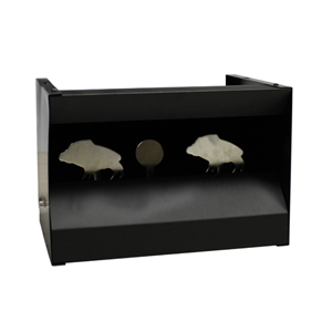 Pro-Tactical Knock Down Air Rifle Resetting Target - 2 Pigs