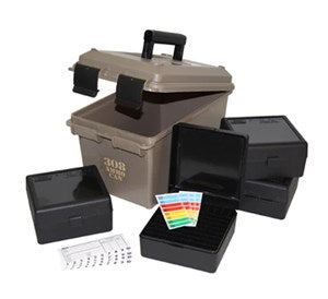 MTM TAN AMMO CAN INCLUDES 4X RM 100 AMMO BOXES