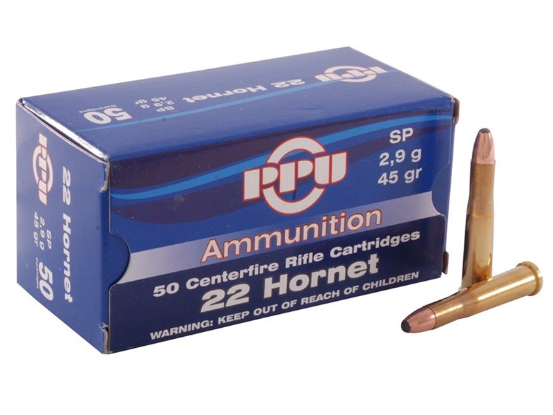 22 Hornet 45gr Soft Point