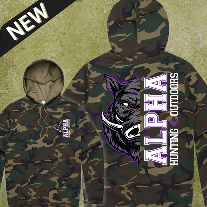 Camo Alpha  Half Hog Hoodies