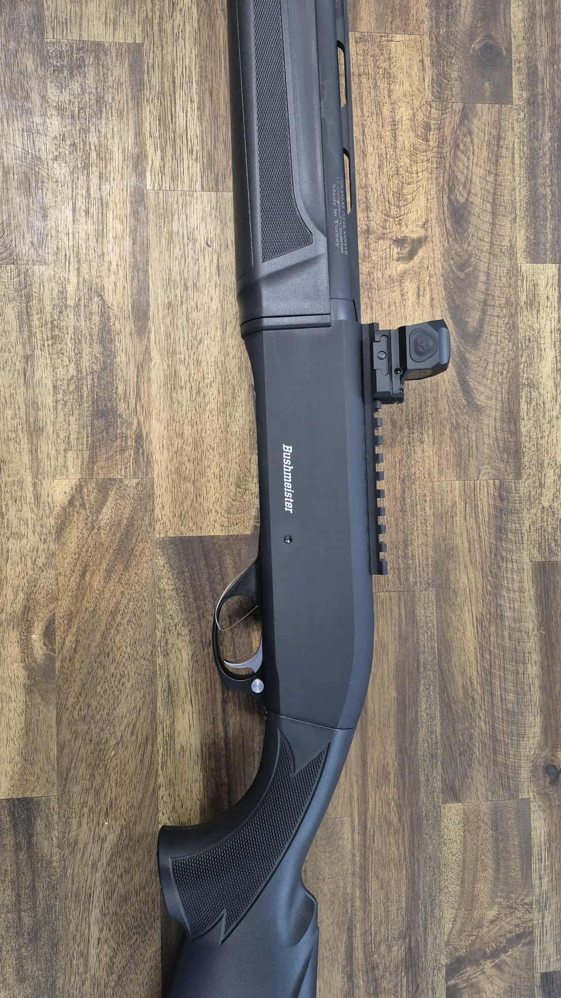 BUSHMEISTER BA-X12 12GA + ZERO TECH RED DOT AND PIC RAIL.
