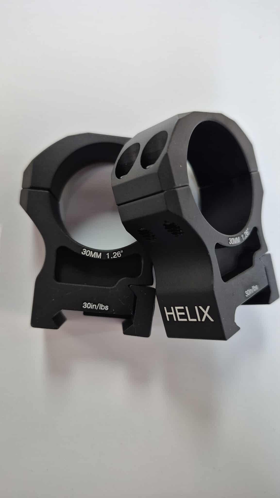 Match Rod Rings Helix Precision Match Rings 30mm High – Alpha Hunting and Outdoors