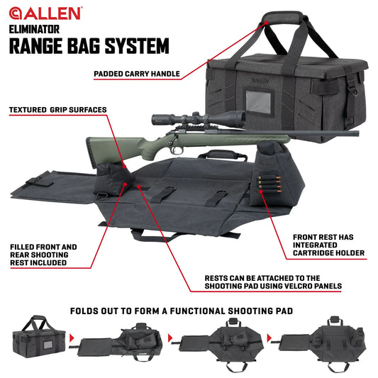 Allen Eliminator Range Bag / Portable Shooting Rest System