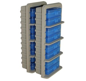 MTM AMMO RACK 9MM HOLDS 400 ROUNDS - 8X AMMO BOXES & INCLUDES ONE RACK