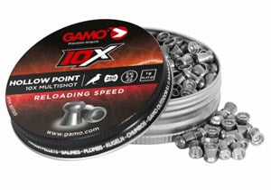 GAMO 10X HOLLOW POINT .22 Air Rifle Pellets