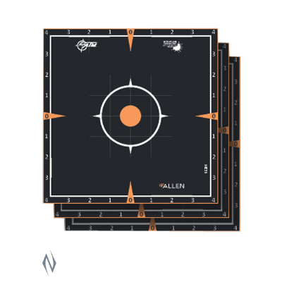 ALLEN EZ AIM SPLASH ADHESIVE SIGHT IN GRID TARGET 8X8 6PK