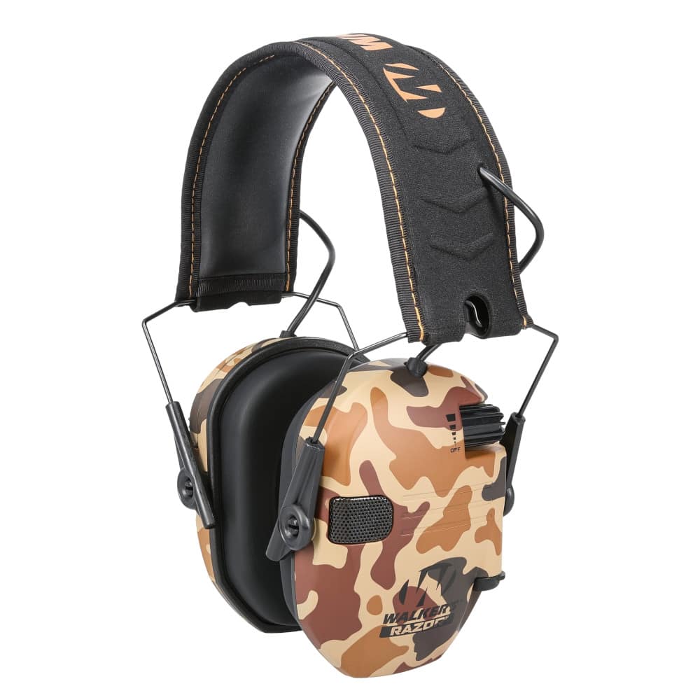Walkers Razor Slim Electronic Ear Muffs Duck Camo