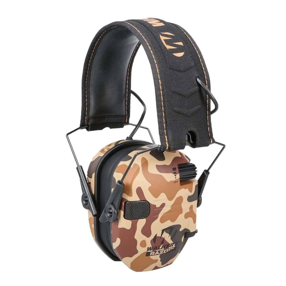 Walkers Razor Slim Electronic Ear Muffs Duck Camo
