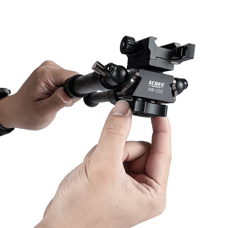 Scree Runner Carbon Fibre Bipod  (HO-BPC02)