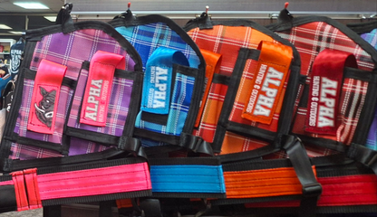 Mesh Dual Tracker/GPS/UHF holders with knife sheath