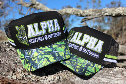 Alpha Trucker Caps – Signature  Camo Collection