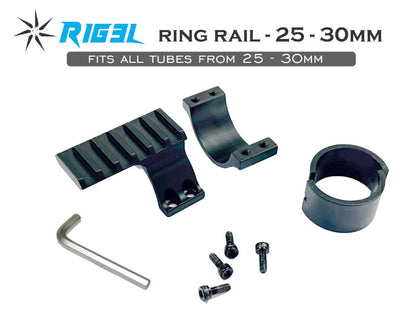 RIG3L Ring Rail - 25 - 30mm for torches, scopes and lasers