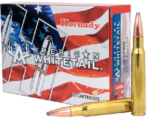 Hornady 30-06 Sprg 150 grain SP American Whitetail Ammo 20 rd