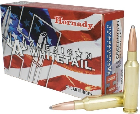 Hornady 6.5 Creedmoor 129 grain SP American Whitetail Ammo 20 rd
