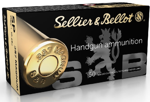 Sellier & Bellot 357 Mag 158 grain SP Ammo 50 rd