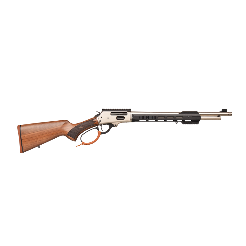 Hugtek Lever Action 30-30 Win Walnut & Nikel TACT Side Eject, 18.5" Barrel, 5Shot Rifle