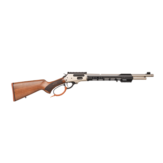 Hugtek Lever Action 30-30 Win Walnut & Nikel TACT Side Eject, 18.5" Barrel, 5Shot Rifle
