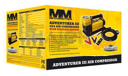 Mean Mother ADVENTURER 3 Car Air Compressor 12v 180PSI/ 1034kPa