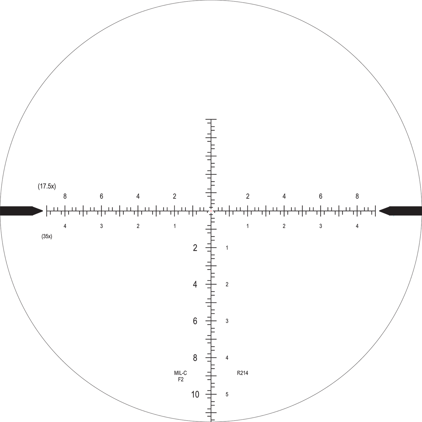 ATACR - 7-35X56mm - ZeroStop™ - .1 Mil-Radian - DigIllum™ - Center Only Illumination - PTL - Mil-C™ F2