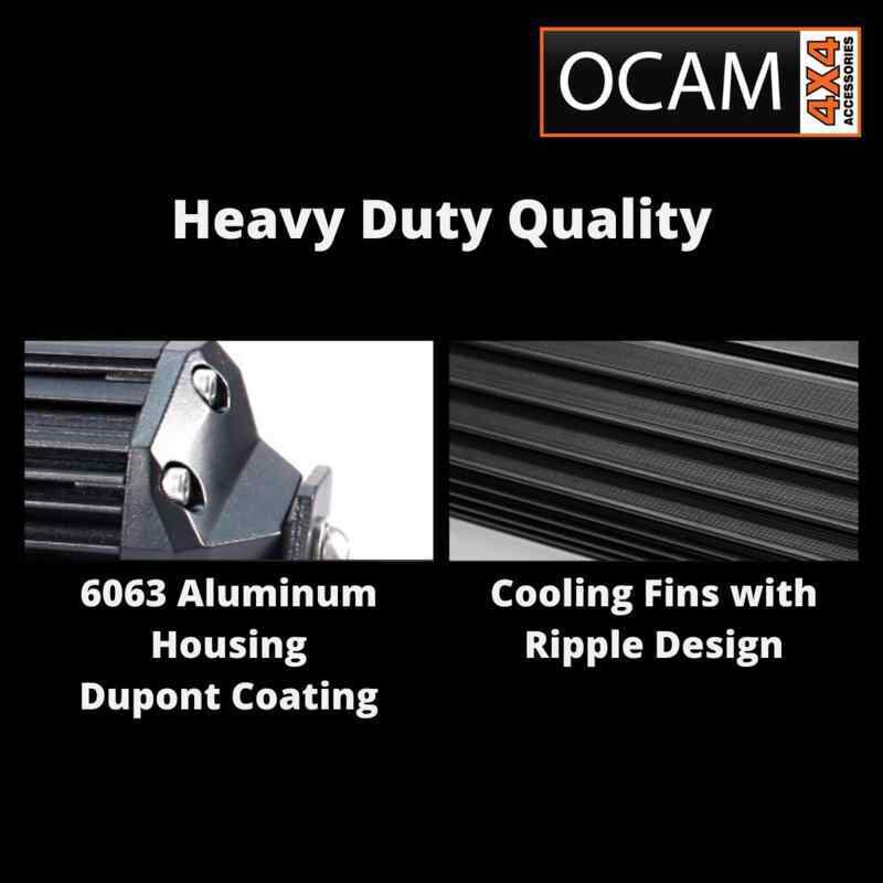 OCAM 10'' Slimline Single Row Light Bar 50W OSRAM LED 9-36V